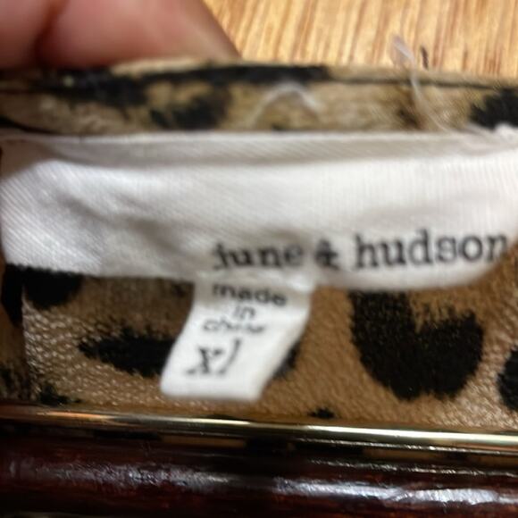 June & Hudson Leopard Print Jumpsuit. XL - Picture 3 of 4